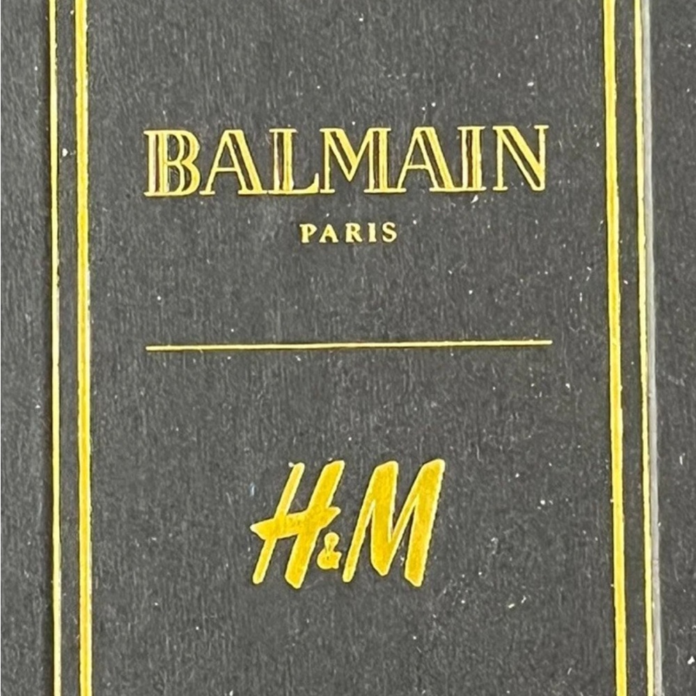 Balmain By H&M Chandelier clip on Earrings Crystal Embellishments new inbox - Picture 4 of 7